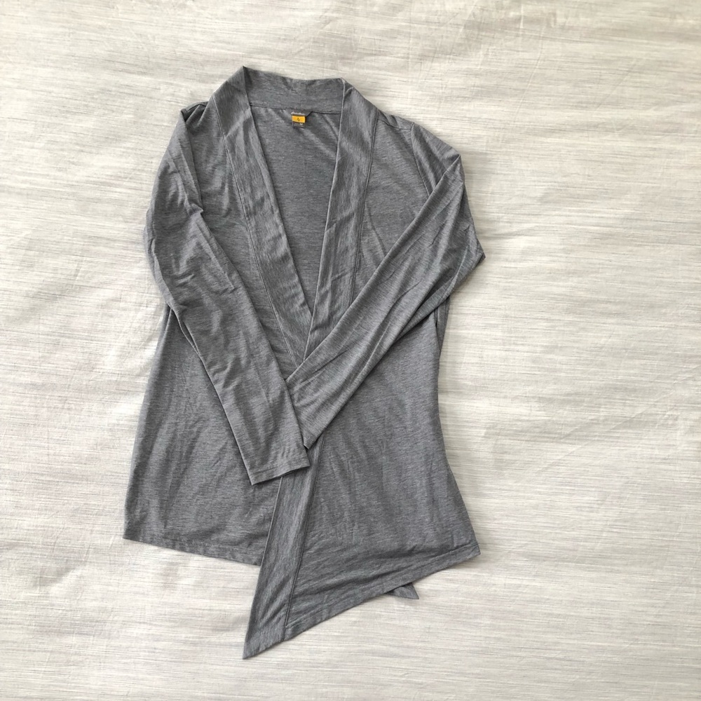 Eddie Bauer Open-Front Lightweight Travel Cardigan, M